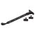 Bulb End Casement Window Stay - 10"/250mm Length - Antique Black Iron