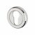 Brass Escutcheon - 50mm Diameter - Euro - Polished Chrome
