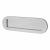 Radius Letter Plate - 254 x 77mm - Satin Chrome
