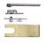 TS500NV Accessory Pack - Double Action - Polished Brass