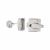 Replacement Nightlatch - 40mm Backset - Polished Chrome Case/Cylinder