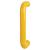 Golden Yellow Nylon D-Bar Door Pull Handle - Bolt Fix - 300mm c/c