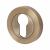 Escutcheon - 52mm Diameter - Euro - Antique Brass