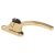 uPVC/Timber Cockspur Locking Window Handle - 21mm Nose Height - Right Hand - Gold