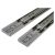 53mm Heavy Duty Ball Bearing Soft Close Drawer Runner - Full Extension - 600mm Length - 80kg - Zinc