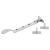 Cast Victorian Casement Window Stay - 8"/200mm Length - Satin Chrome