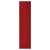 AR624A Nylon Self-Adhesive Plain Finger Plate - 305 x 75mm - Rouge Red