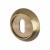 Escutcheon - 50mm Diameter - Keyhole - Antique Brass