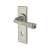 Pewter Keyhole Lock Door Handles - York Range - 152 x 48mm