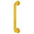 Golden Yellow Nylon D-Bar Door Pull Handle on Rose - Screw Fix - 425mm c/c