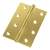 Loose Pin Steel Butt Door Hinge - 100 x 67mm - Polished Brass - Pair