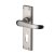 Marcus Satin Nickel Euro Lock Door Handles - Windsor Range - 154 x 40mm