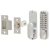 9160 Push Button Code Lock and Latch - Holdback Option - Satin Chrome