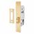 2149 Euro Profile Deadlock - 77.5mm Case - 57mm Backset - Polished Brass