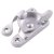 Heavy Duty Fitch Sash Window Fastener - 65 x 23mm - Satin Chrome