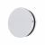 38mm Solid Brass Flat End Cap - Polished Chrome