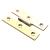 H Cabinet Hinge - 63 x 35 x 1mm - Polished Brass - Pair
