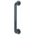 Anthracite Grey Nylon D-Bar Door Pull Handle on Rose - Screw Fix - 425mm c/c