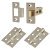 Tubular Latch Pack - 76mm Case - 57mm Backset - 2 x Fire Rated Ball Bearing Hinges - Satin Nickel