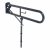Hinged Support Grab Rail With Leg - 800 x 200mm - Dark Blue
