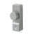 302EC Outside Access Device - Round Knob - Silver