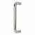 Polished Stainless Steel 16mm D-Bar Door Pull Handle - Bolt Fix - 152mm Centres