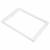 Top Track System - Click In Gliding Frame for Mesh & Wire Baskets - 600 x 437mm - White