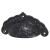 Edwardian Cabinet Cup Handle - 88mm Centres - Black Iron