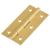 Solid Drawn Butt Cabinet Hinge - 75 x 40 x 2.0mm - Satin Brass - Pair
