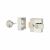 85 Double Locking Nightlatch - 40mm Backset - Polished Chrome Case/Cylinder