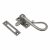 Shepherd's Crook Mortice Plate Casement Window Fastener - Reversible - Pewter