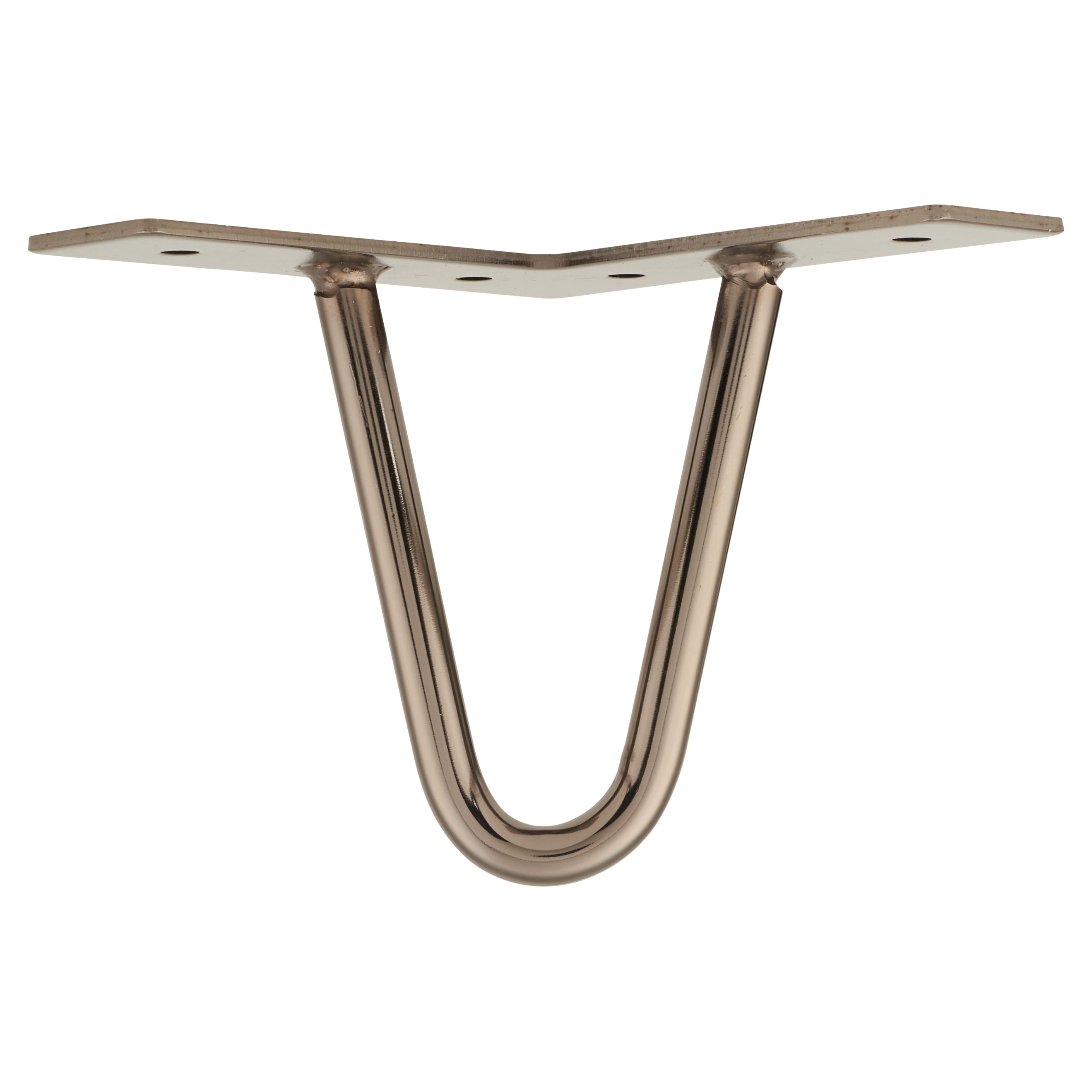Hairpin Leg - 2 Pin - 100mm Height - Gun Metal