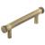 Wenlock 15mm Knurled T-Bar Cabinet Pull Handle - 96mm Centres - Antique Brass