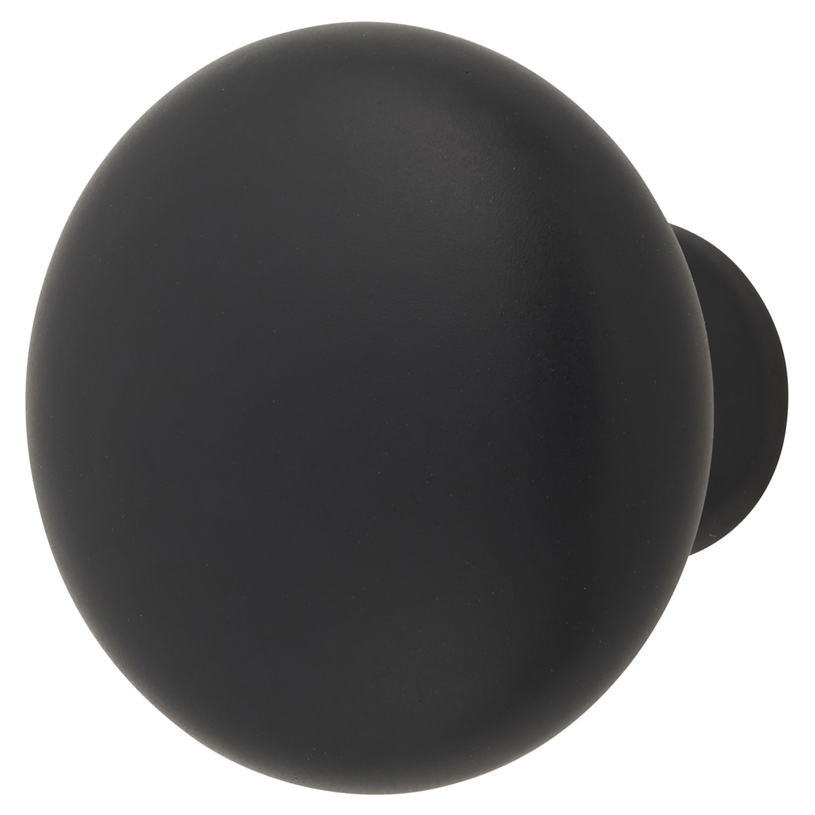 Wade Round Cabinet Knob - 32mm Diameter - Matt Black