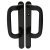 Black uPVC Patio Dummy Door Handles