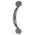 Pewter Bean D-Bar Door Pull Handle - Screw Fix - 147mm Centres