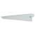 Twin Slot Shelf Bracket - 170mm Length - White