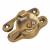 Heavy Duty Locking Fitch Sash Window Fastener - 77.6 x 25mm - Antique Brass