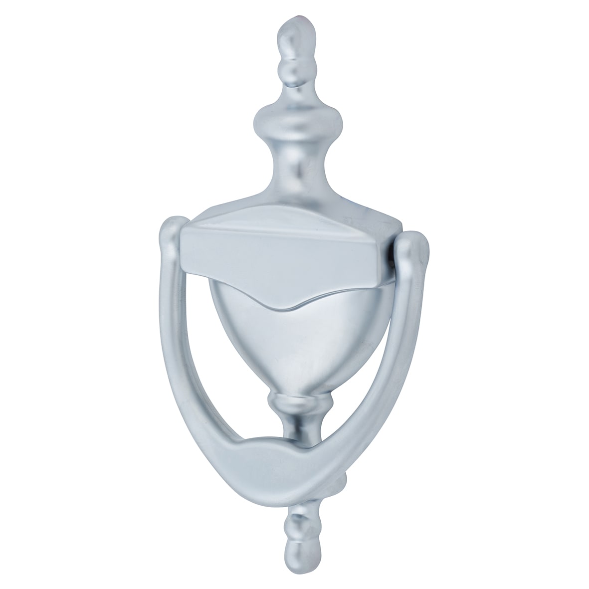 AR726K Traditional Urn Door Knocker - Satin Chrome - 151 x 76mm