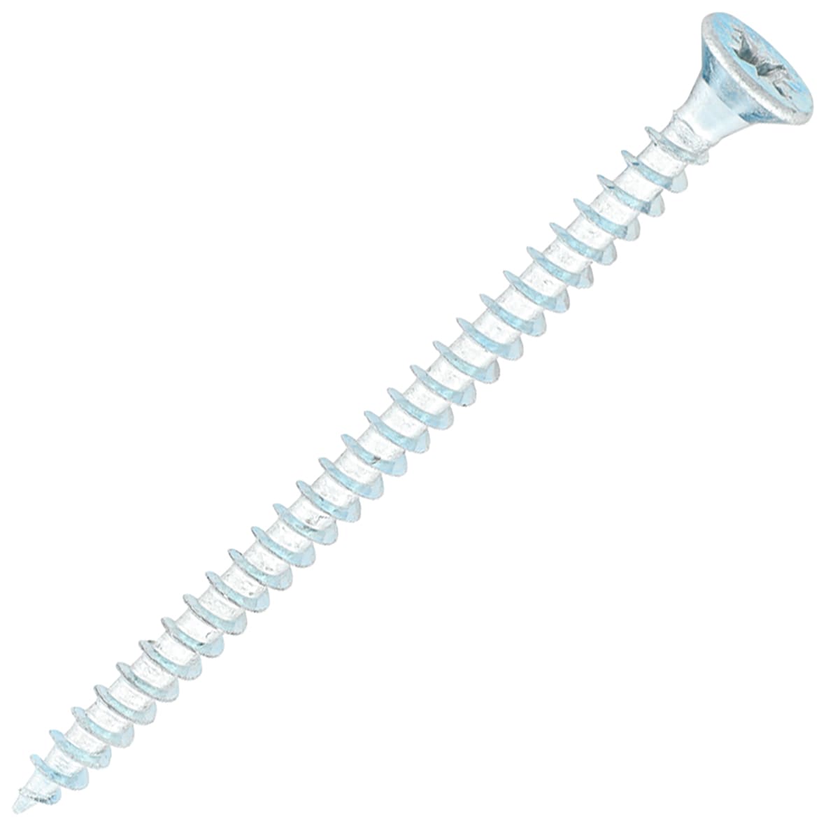 General Purpose Pozi Countersunk Chipboard Wood Screws - 4.0 x 60mm - Zinc Plated - Pk of 200