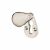 Plain Teardrop Escutcheon - 48 x 29mm - Keyhole - Polished Nickel