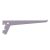 Single Slot Shelf Bracket - 150mm Length - Silver