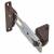 Surface Mounted uPVC/Timber Window Restrictor - 100 x 85mm - Right Hand - Brown