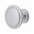 Disc Round Cabinet Knob - 30mm Diameter - Matt Chrome