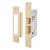 Contract Bolt Through Bathroom Lock - 65mm Case - 44mm Backset - Polished Brass