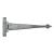 Arrow Head Door Tee Hinge - 165 x 100mm - Pewter