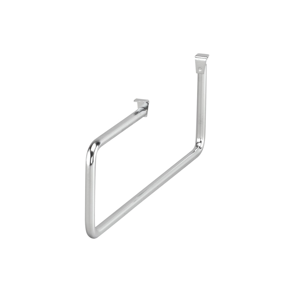 Top Track System - Click In Clothes Valet Rod - 272 x 11 x 88mm - Silver