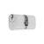 5 Pin 70mm Oval Double Cylinder - 35 + 35mm - Polished Chrome - Keyed to Differ