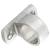 Standard Mounting Sash Window Ring Lift - 27mm Diameter - Satin Chrome