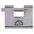 Armoured Steel Shutter Lock - 80mm Body - 29 x 15mm Shackle - Keyed to Differ - Chrome
